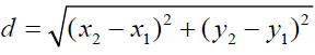 distance fomula