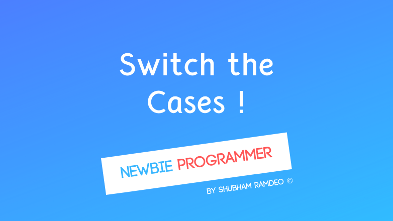 Let us discuss the switch and case method of control flow, an alternative for if else, that make control flow over choices in C language very easy.