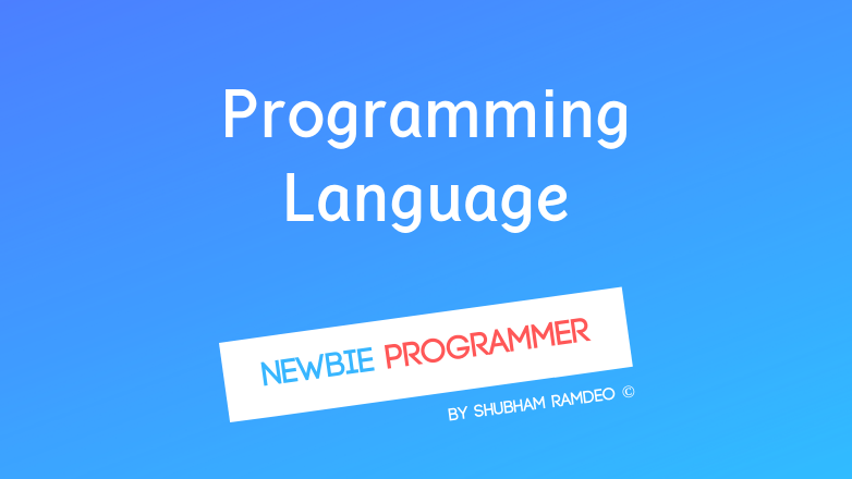 What is a programming language ? A computer understands its own language. Lets discuss the language through which we can program a computer.