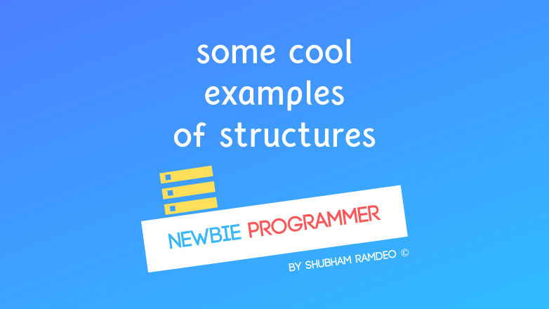 Let us do some examples to illustrate the use of structure in as more real world like objects. Specially using nested structs and functions, macros too.